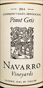 Navarro 2014 Pinot Gris