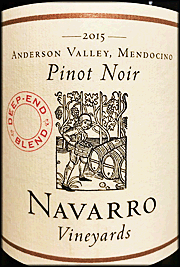 Navarro 2015 Deep End Blend Pinot Noir