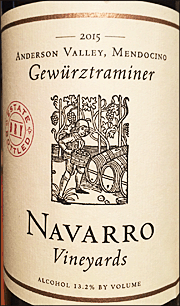 Navarro 2015 Dry Gewurztraminer