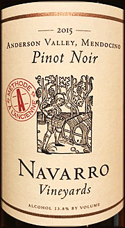 Navarro 2015 Methode a L'Ancienne Pinot Noir