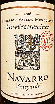 Navarro 2016 Dry Gewurztraminer
