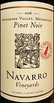 Navarro 2016 Methode a L'Ancienne Pinot Noir