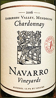 Navarro 2016 Premier Reserve Chardonnay