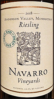 Navarro 2018 Deep End Blend Riesling