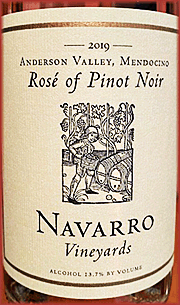 Navarro 2019 Rose of Pinot Noir
