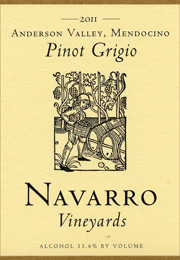 Navarro 2011 Pinot Grigio