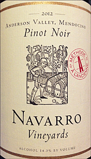 Navarro 2012 Methode a L'Ancienne Pinot Noir