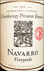 Navarro 2015 Premier Reserve Chardonnay