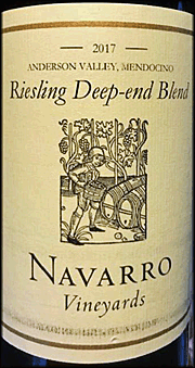Navarro 2017 Deep End Blend Riesling
