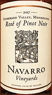 Navarro 2017 Rose of Pinot Noir