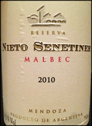 Nieto Senetiner 2010 Reserva Malbec