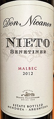 Nieto Senetiner 2012 Don Nicanor Malbec