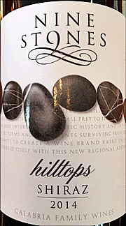 Nine Stones 2014 Hilltops Shiraz