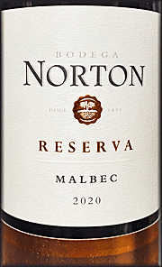 Norton 2020 Reserva Malbec