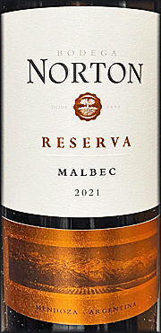 Norton 2021 Reserva Malbec