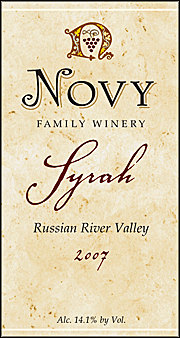 Novy 2007 Russian River Syrah