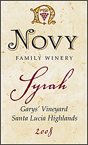 Novy 2008 Garys Syrah