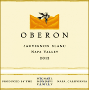 Oberon 2012 Sauvignon Blanc