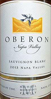 Oberon 2013 Sauvignon Blanc