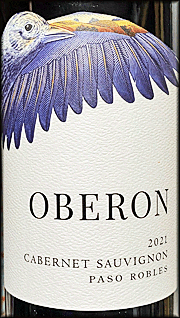 Oberon 2021 Paso Robles Cabernet Sauvignon