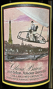 Olivia Brion 2023 Mon Amour Interdit Grenache