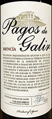 Pagos del Galir 2016 Mencia