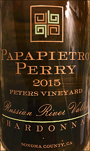 Papapietro Perry 2015 Peters Vineyard Chardonnay