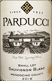 Parducci 2016 Small Lot Sauvignon Blanc