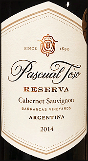 Pascual Toso 2014 Reserva Cabernet Sauvignon
