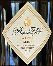 Pascual Toso 2019 Alta Malbec