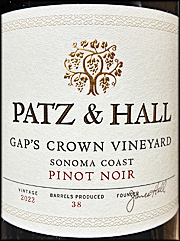 Patz & Hall 2022 Gap's Crown Pinot Noir