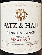 Patz & Hall 2022 Jenkins Ranch Pinot Noir