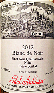 Paul Anheuser 2012 Blanc de Noir