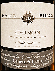 Paul Buisse 2018 Chinon
