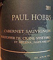 Paul Hobbs 2011 Beckstoffer Dr. Crane Vineyard Cabernet