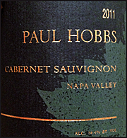Paul Hobbs 2011 Napa Valley Cabernet