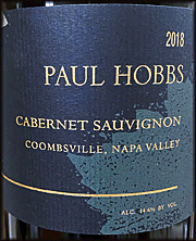 Paul Hobbs 2018 Coombsville Cabernet Sauvignon