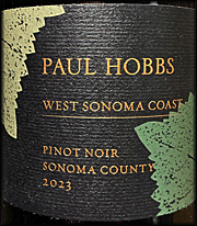 Paul Hobbs 2023 West Sonoma Coast Pinot Noir