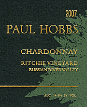Paul Hobbs 2007 Ritchie Vineyard Chardonnay