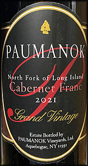 Paumanok 2021 Grand Vintage Cabernet Franc