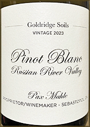 Pax 2023 Goldridge Soils Pinot Blanc