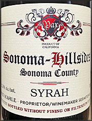 Pax 2023 Sonoma Hillsides Syrah