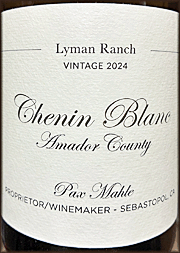 Pax 2024 Lyman Ranch Chenin Blanc
