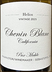 Pax 2025 Helios Chenin Blanc