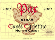 Pax 2007 Cuvee Christine Syrah