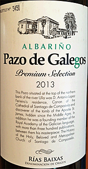 Pazo de Galegos 2013 Premium Selection Albarino