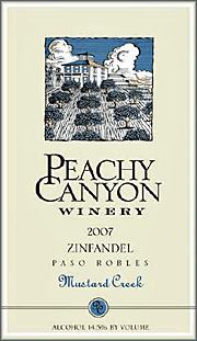 Peachy Canyon 2007 Mustard Creek Zinfandel