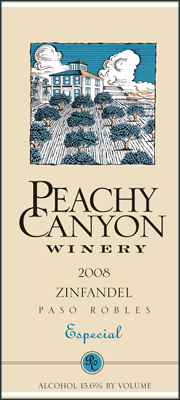 Peachy Canyon 2008 Especial Zinfandel