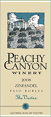 Peachy Canyon 2008 Vortex Zinfandel