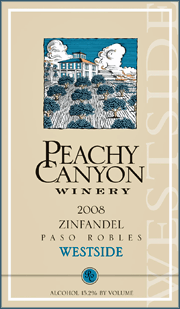 Peachy Canyon 2008 Westside Zinfandel